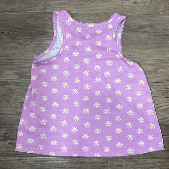 Gap Kids Purple Daisy Sleeveless Sleep Top Size 6 - Picture 4 of 5